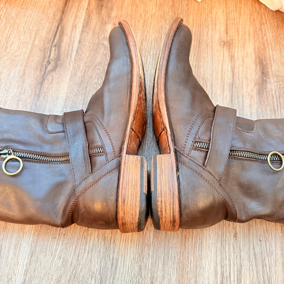 Fiorentini + Baker Eli Eternity Biker Brown Leather Boots Size 38 US 7.5 Biker - Picture 6 of 9